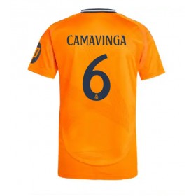 Real Madrid Eduardo Camavinga #6 Borta Kläder 2024-25 Kortärmad